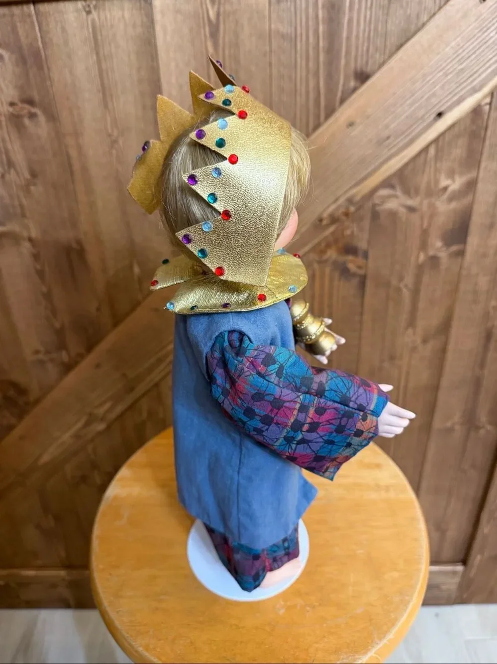 Ashton-Drake “Toi” Porcelain Boy Doll King Costume Scepter Nativity Collection (
